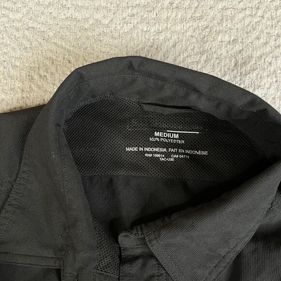 5.11 Tactical Ripstop Long Sleeve Shirt Mens M Button 70030 Utility Zip Pocket - Picture 4 of 9